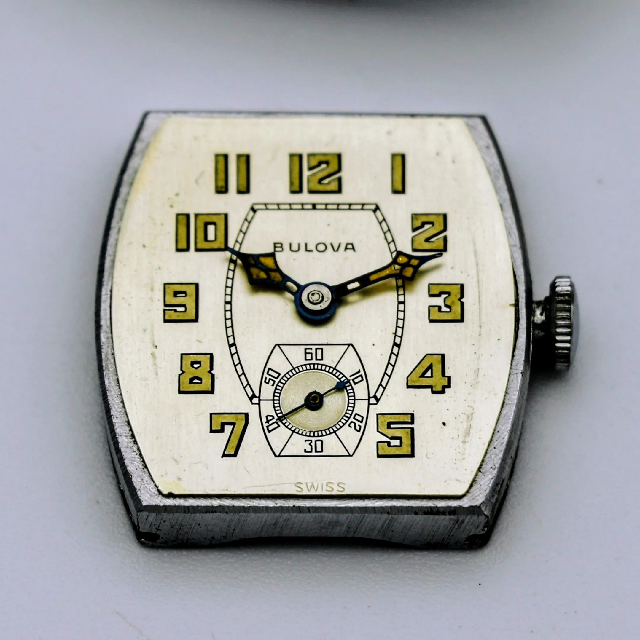 BULOVA 1930 Lone Eagle Watch “In Honor of Col. Charles A. Lindbergh” Wristwatch Original BOX!
