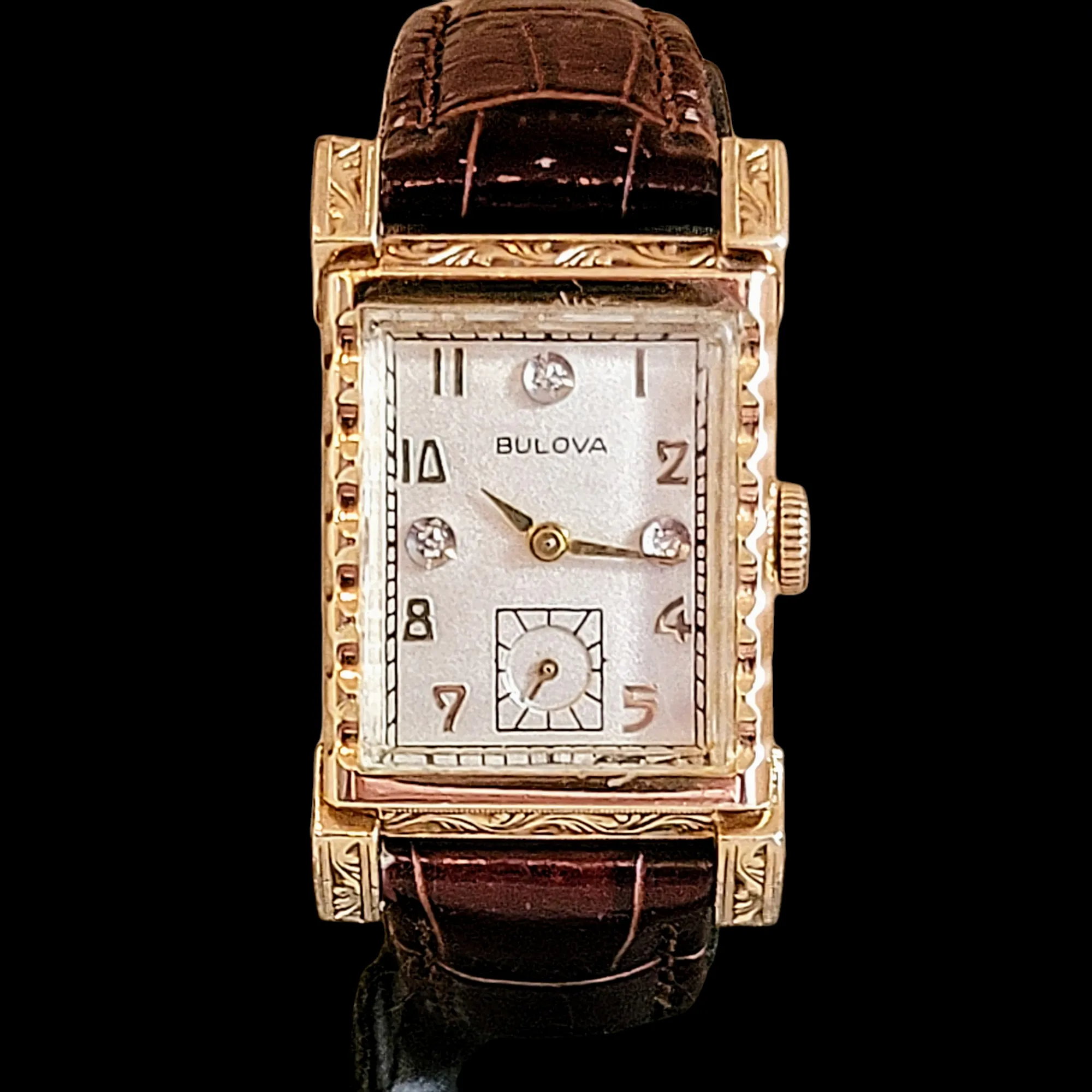 BULOVA 1949 Tuxedo Watch 17 Jewels Cal. 8AE U.S.A.