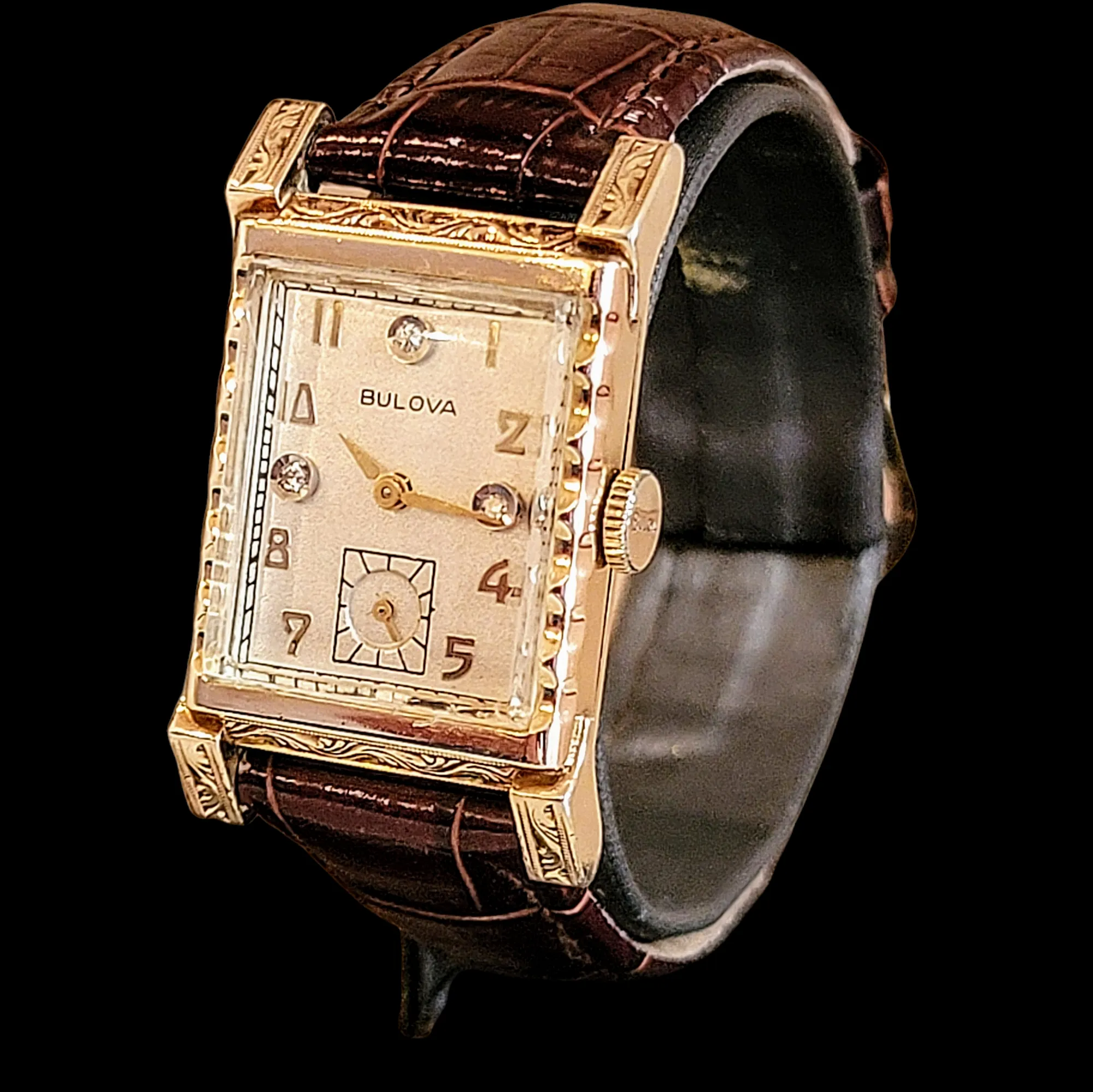 BULOVA 1949 Tuxedo Watch 17 Jewels Cal. 8AE U.S.A.
