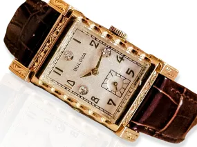 BULOVA 1949 Tuxedo Watch 17 Jewels Cal. 8AE U.S.A.
