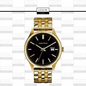 Bulova 44B121 Dress Caravelle Gold Stainless Steel Strap Men Watches