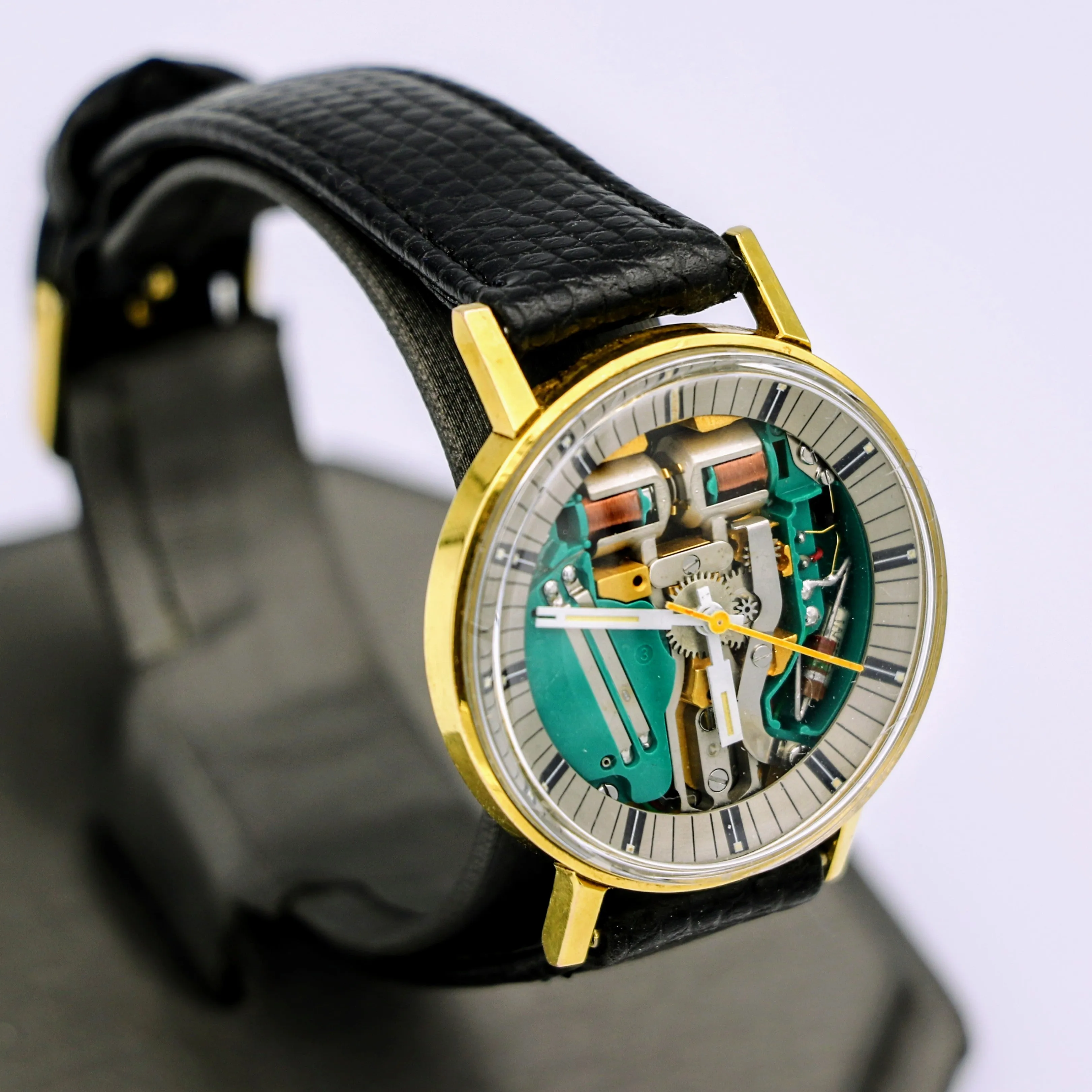 BULOVA Accutron SpaceView Writswatch Electronically Controlled 214 Tuning Fork Watch