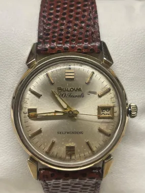 Bulova Vintage 1950s 10K Rolled Gold Plate Watch, Rare Lugs - $5K APR w / COA!!!