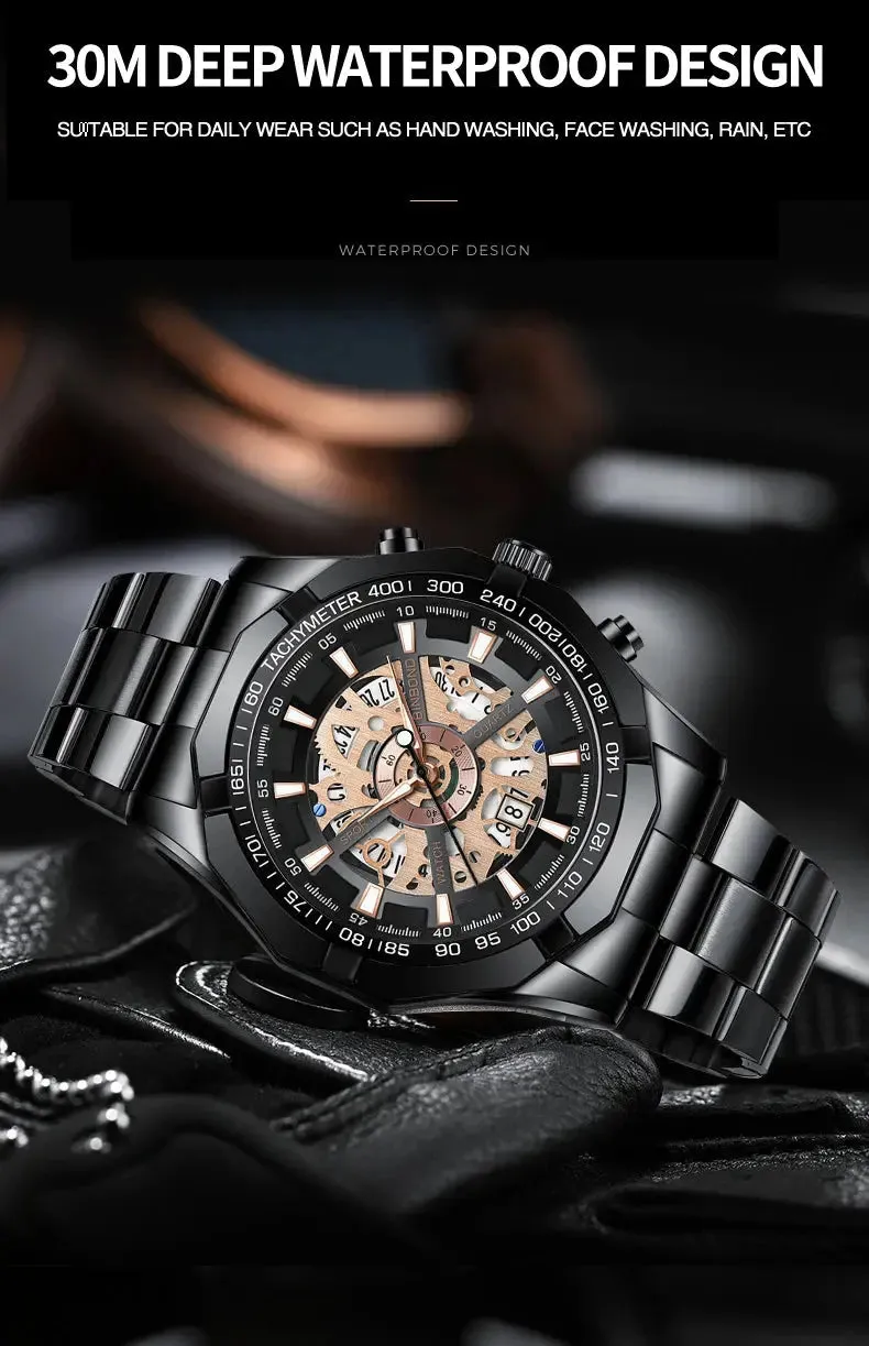 Business Men's Watches Waterproof Calendar Luminous Fashion