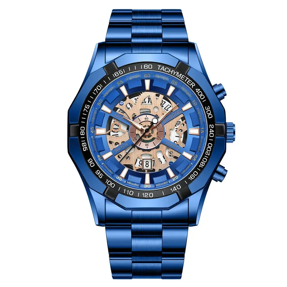 Business Men's Watches Waterproof Calendar Luminous Fashion