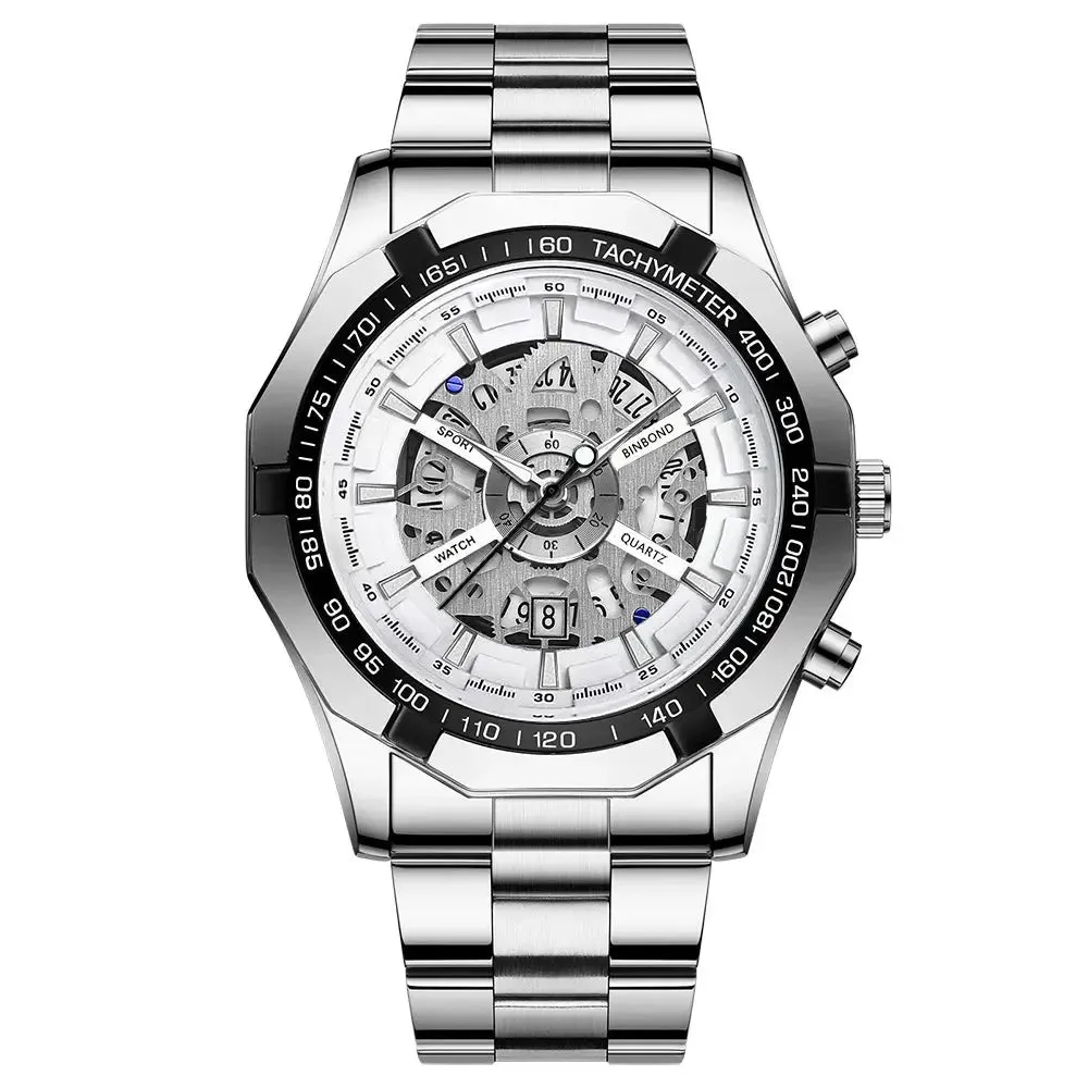 Business Men's Watches Waterproof Calendar Luminous Fashion