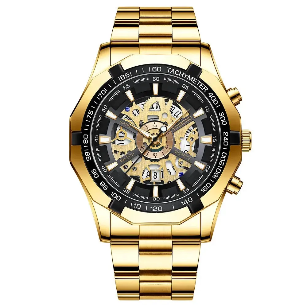 Business Men's Watches Waterproof Calendar Luminous Fashion