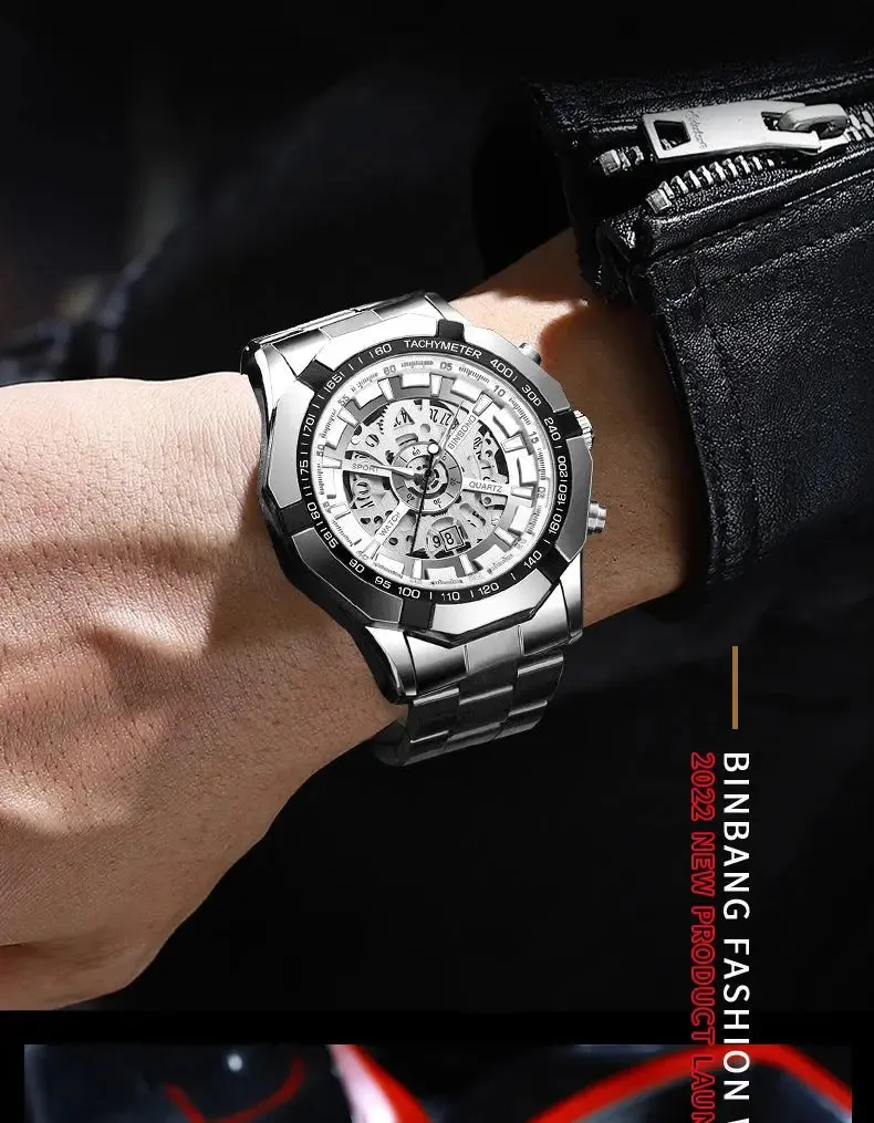 Business Men's Watches Waterproof Calendar Luminous Fashion