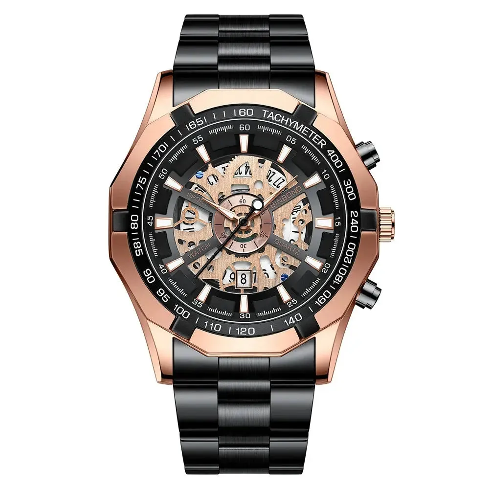 Business Men's Watches Waterproof Calendar Luminous Fashion