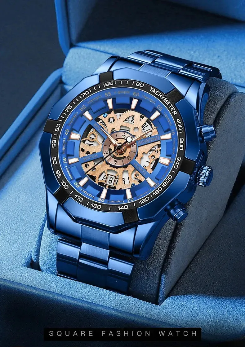 Business Men's Watches Waterproof Calendar Luminous Fashion