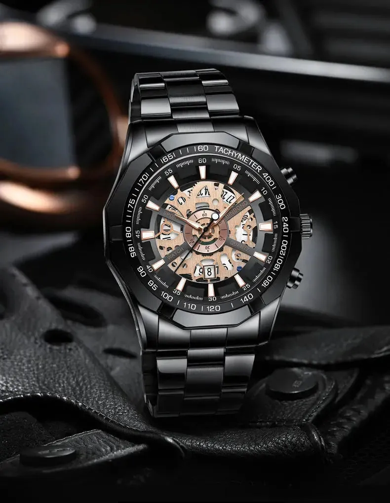 Business Men's Watches Waterproof Calendar Luminous Fashion