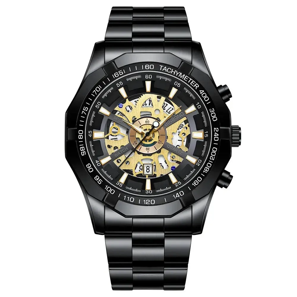 Business Men's Watches Waterproof Calendar Luminous Fashion