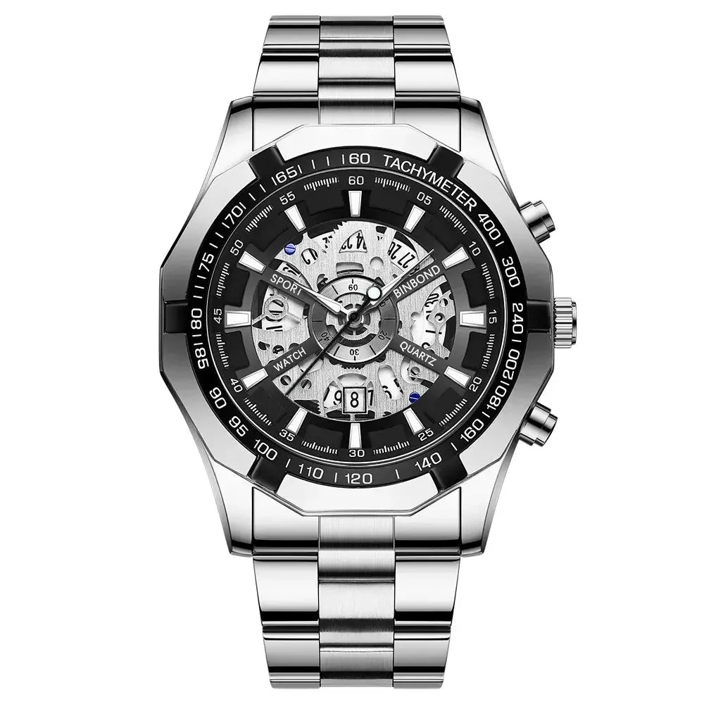 Business Men's Watches Waterproof Calendar Luminous Fashion