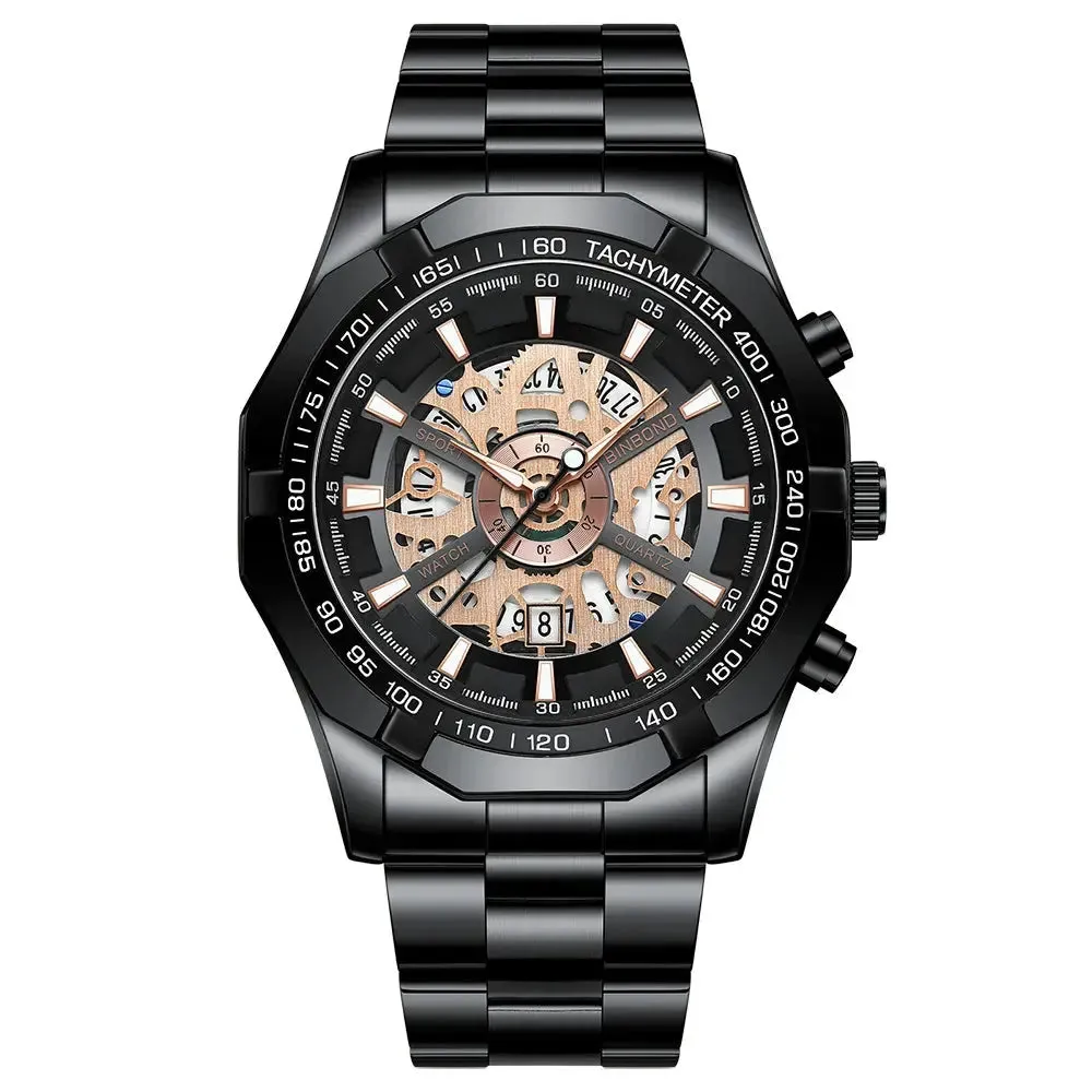 Business Men's Watches Waterproof Calendar Luminous Fashion