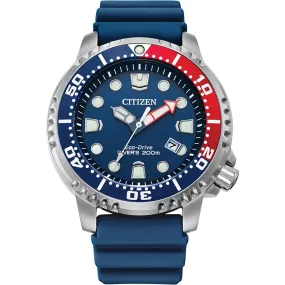 Citizen Eco-Drive Mens Promaster Diver Blue Dial Watch
