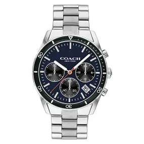 Coach Thompson Silver Sports Men's Watch 14602383