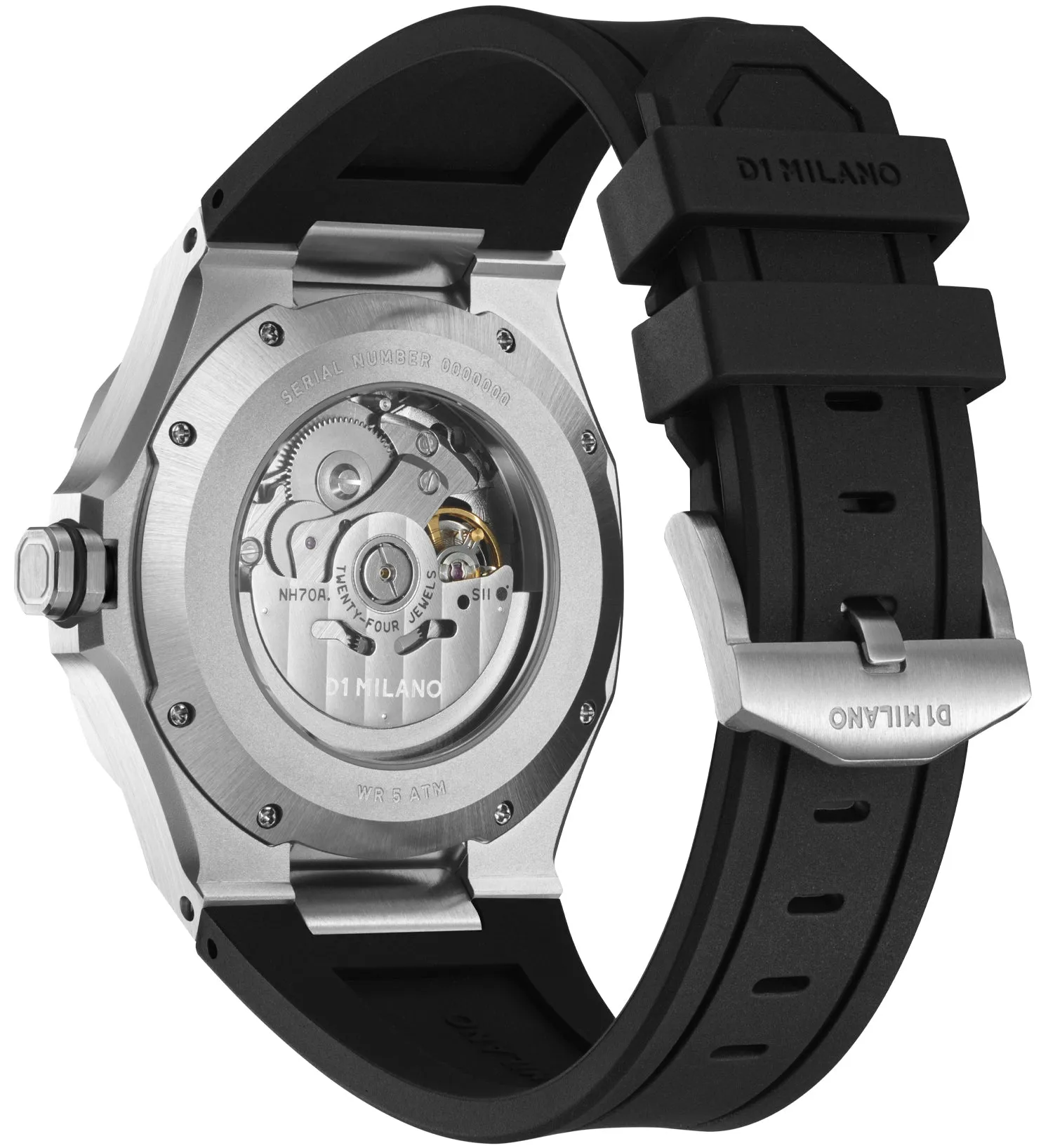 D1 Milano Skeleton Silver
