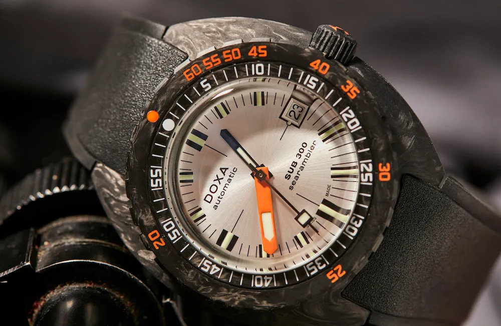 DOX Watch SUB 3 Carbon COSC Searambler Rubber