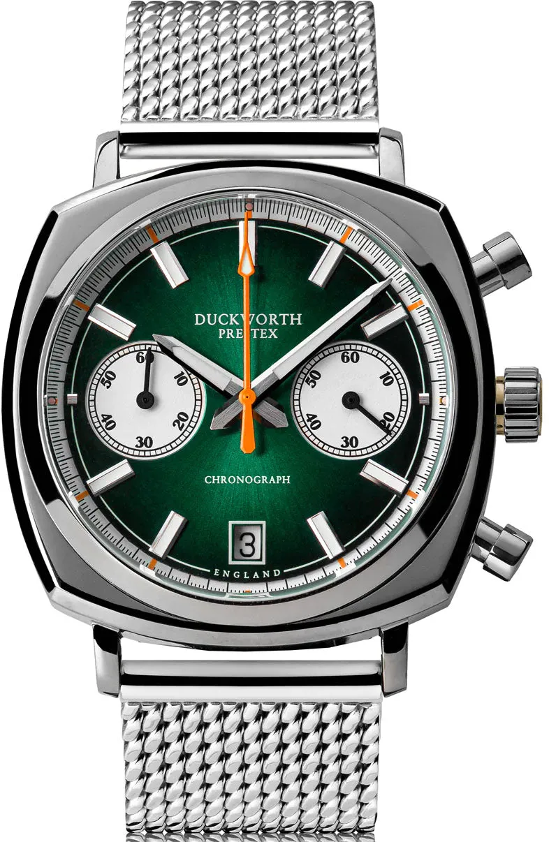 Duckworth Prestex 42 Green Sunburst Mesh Bracelet