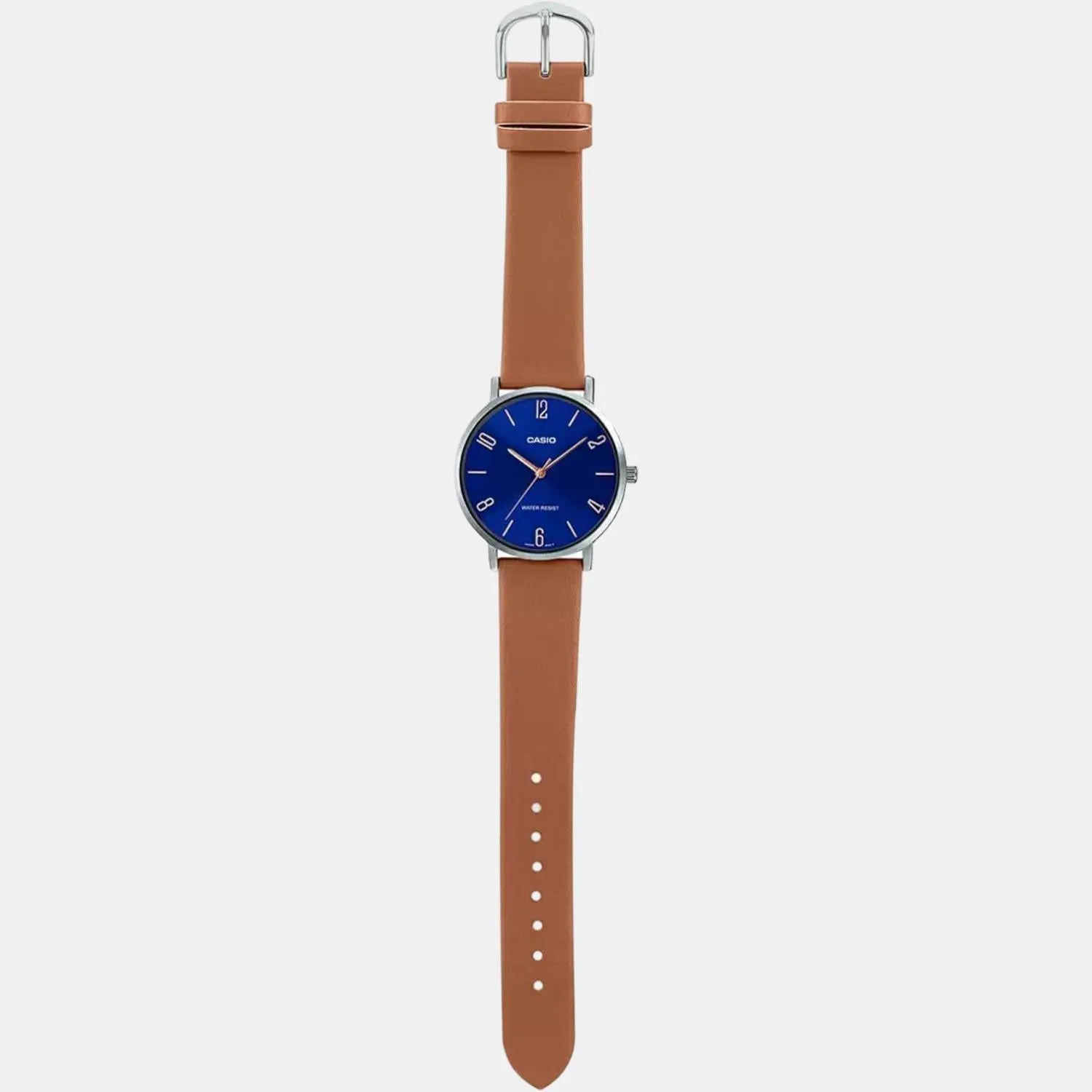 Enticer Men's Analog Leather Watch A1822 - MTP-VT01L-2B2UDF