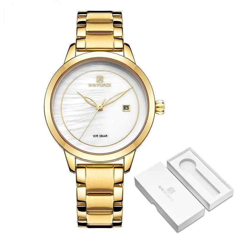 Fashion Watches For Women NAVIFORCE Ladies Luxury Brand Quartz Watches