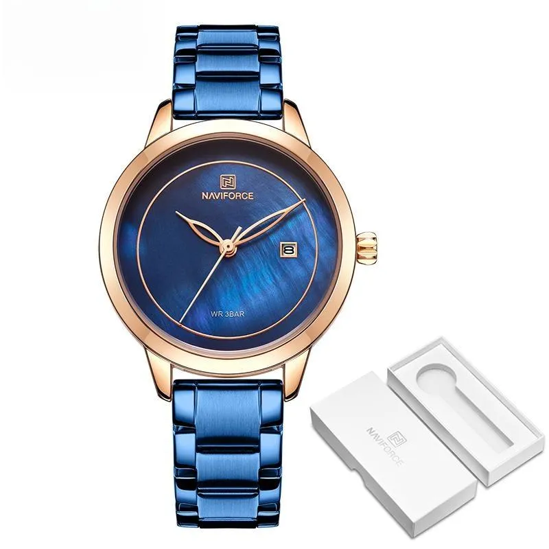 Fashion Watches For Women NAVIFORCE Ladies Luxury Brand Quartz Watches