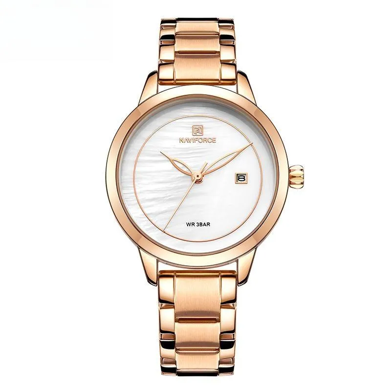 Fashion Watches For Women NAVIFORCE Ladies Luxury Brand Quartz Watches