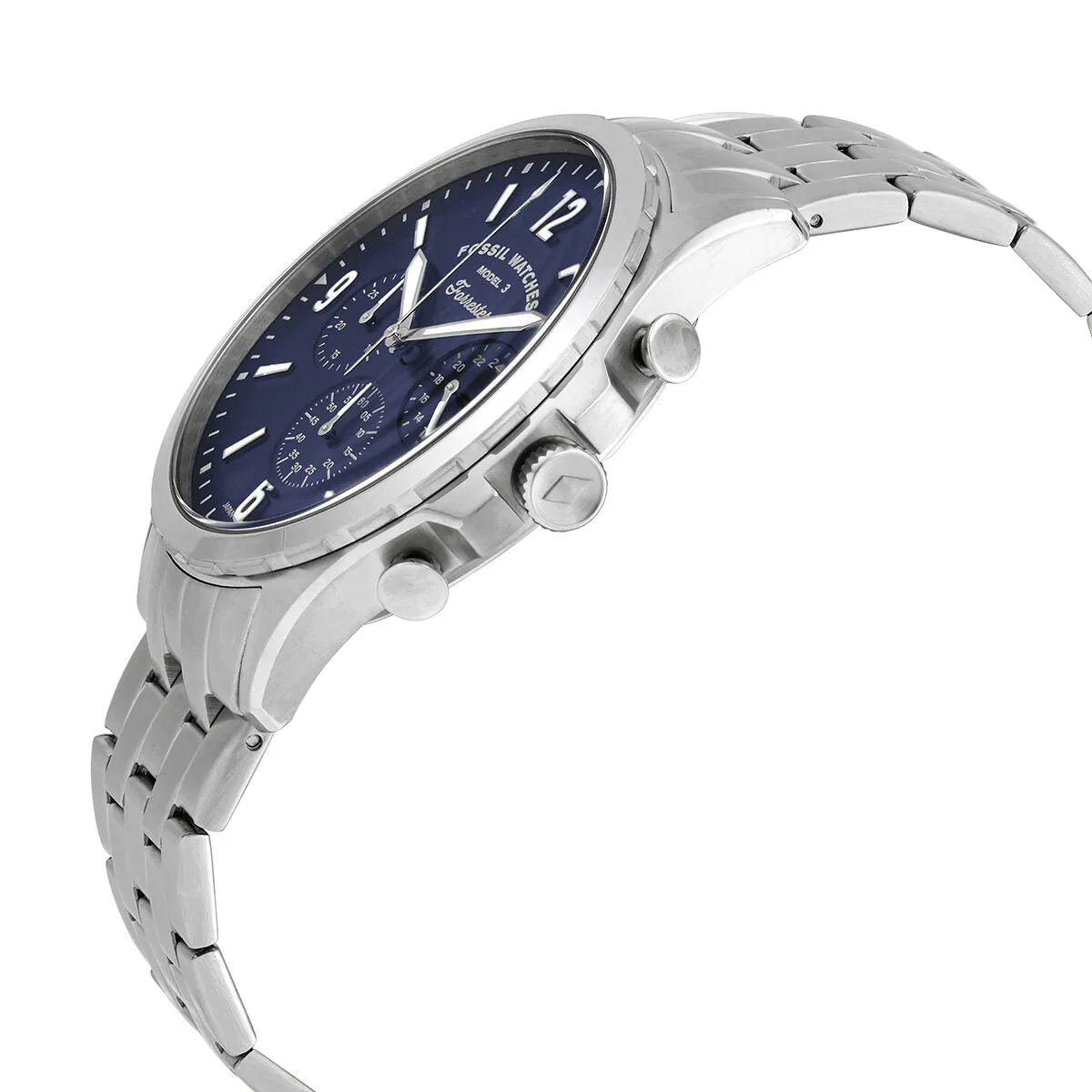 Fossil Forrester Chronograph Quartz Blue Dial Men's Watch FS5605