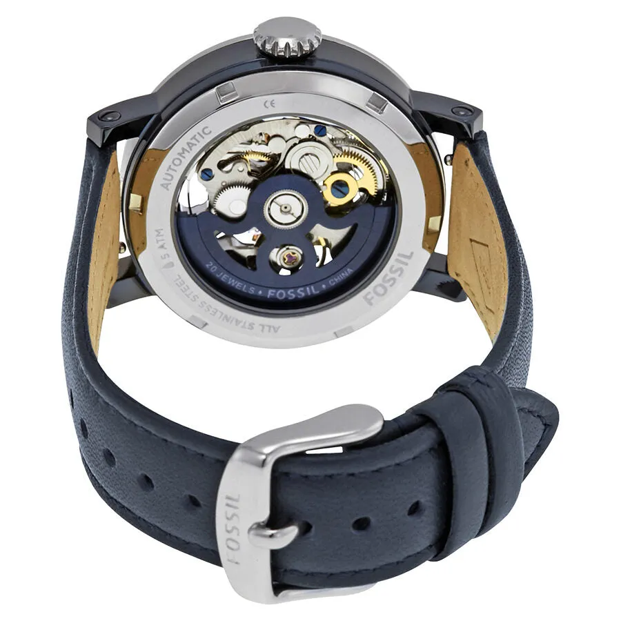 Fossil Original Boyfriend Automatic Skeleton Dial Men's Watch ME3136