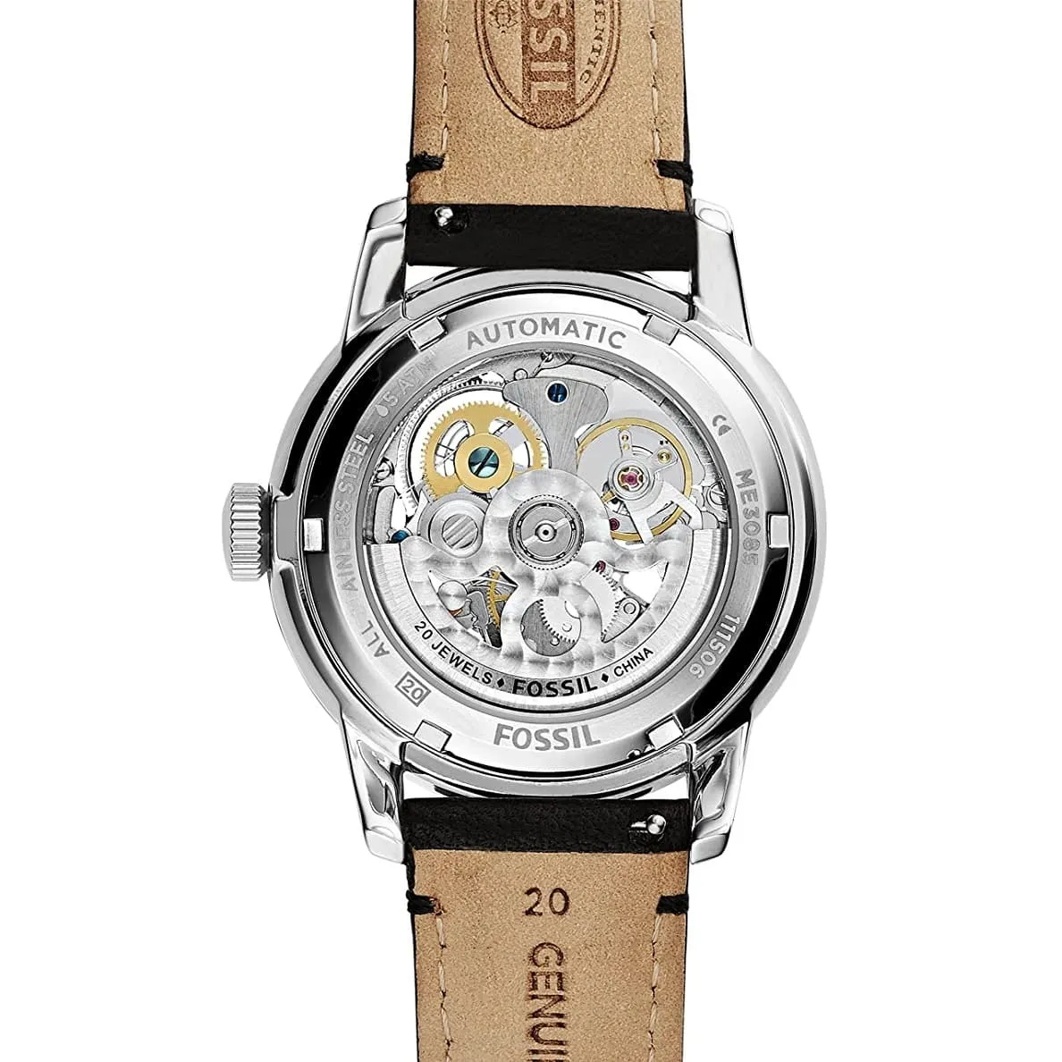 Fossil Townsman Automatic Skeleton Dial Men's Watch ME3085