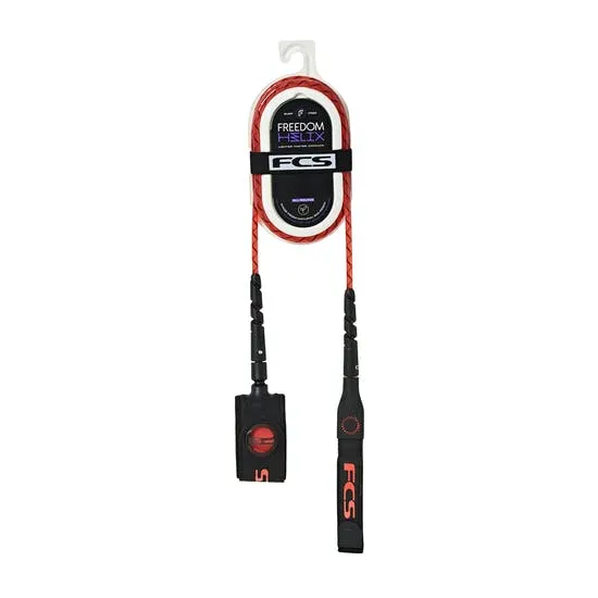 Freedom Helix 6ft All Round Leash - Red/Black