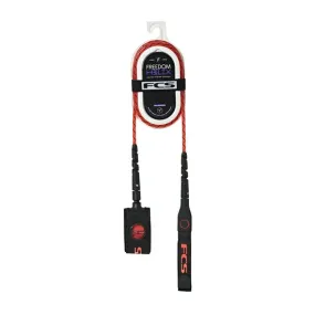 Freedom Helix 7ft All Round Leash - Red/Black