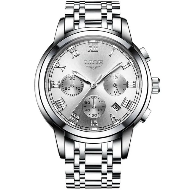 Full Steel Quartz Men's Watch
