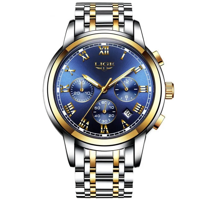 Full Steel Quartz Men's Watch