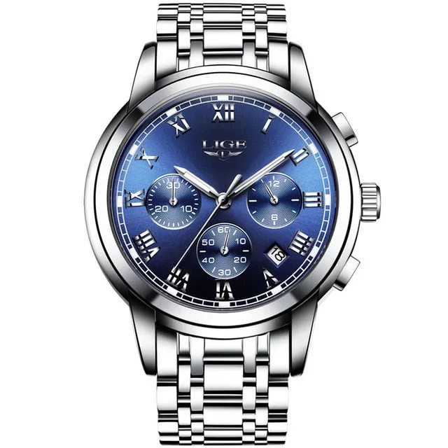 Full Steel Quartz Men's Watch