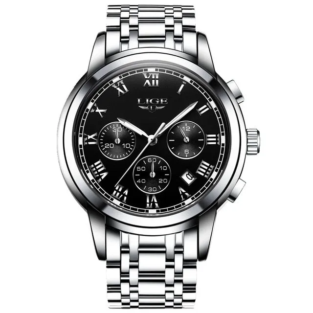 Full Steel Quartz Men's Watch