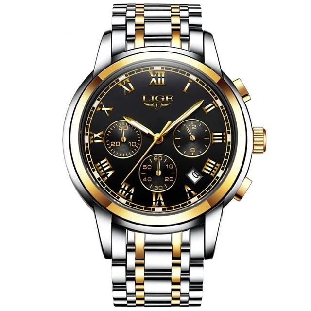 Full Steel Quartz Men's Watch