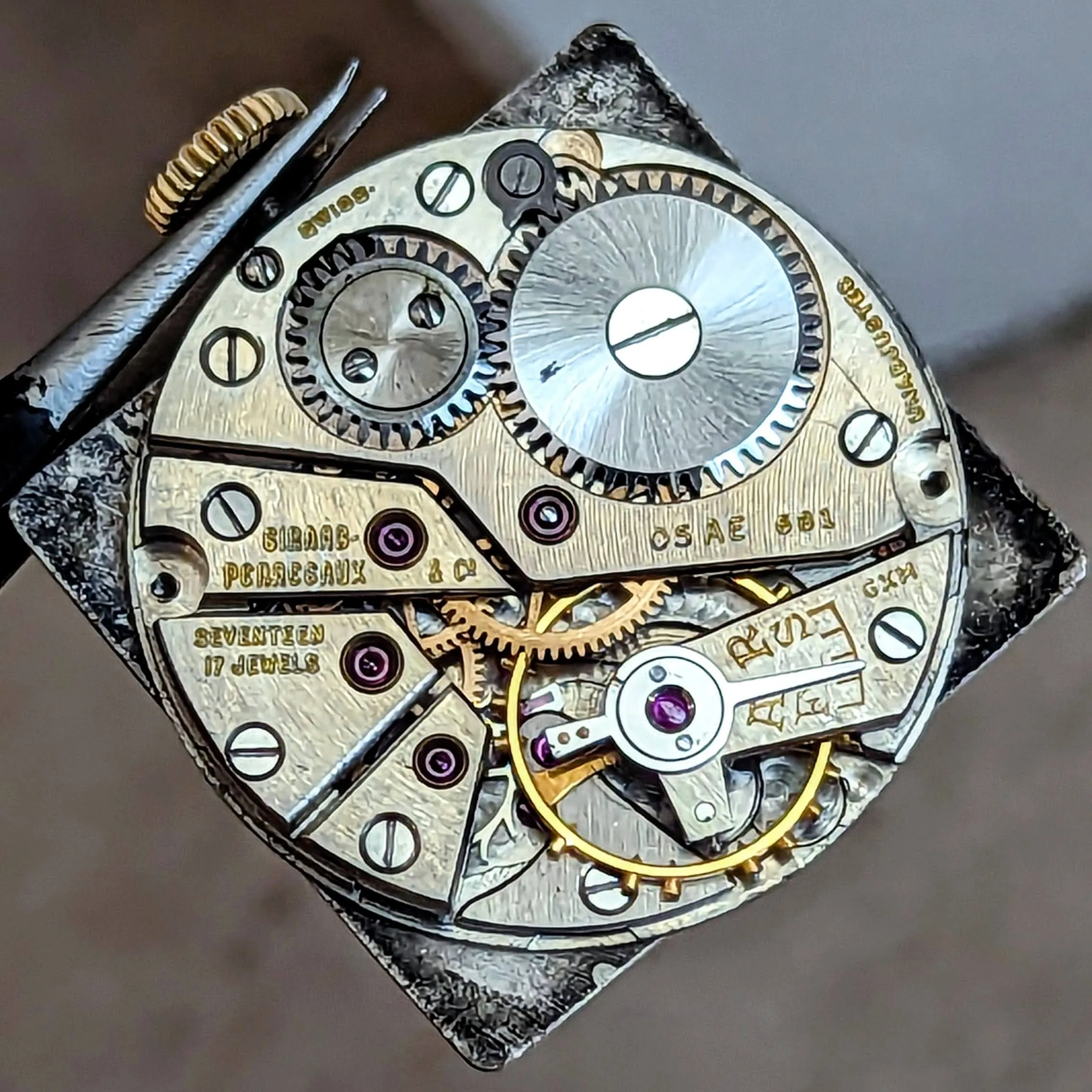 GIRARD-PERREGAUX Wristwatch 17 Jewels Swiss Made Watch Cal. PESEUX 05
