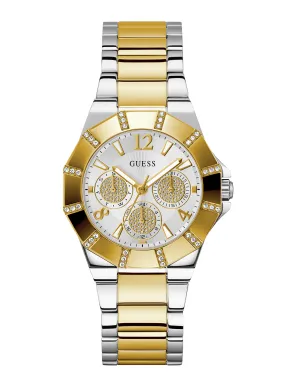 Gold Silver Sunray Glitz Watch