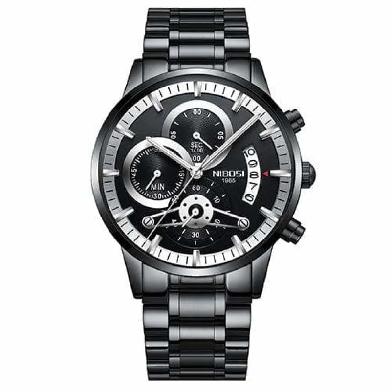 Gold Watches Black Luxury Sports