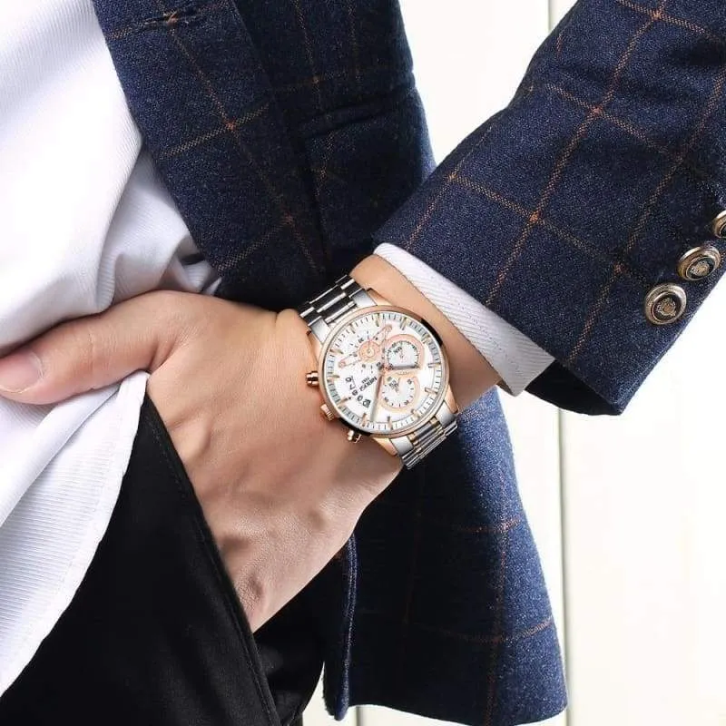 Gold Watches Black Luxury Sports