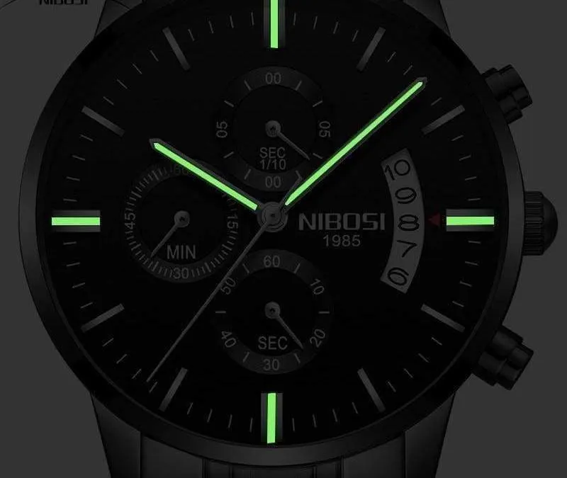 Gold Watches Black Luxury Sports