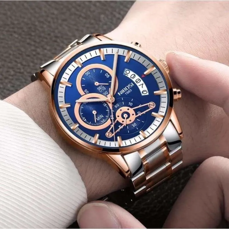 Gold Watches Black Luxury Sports