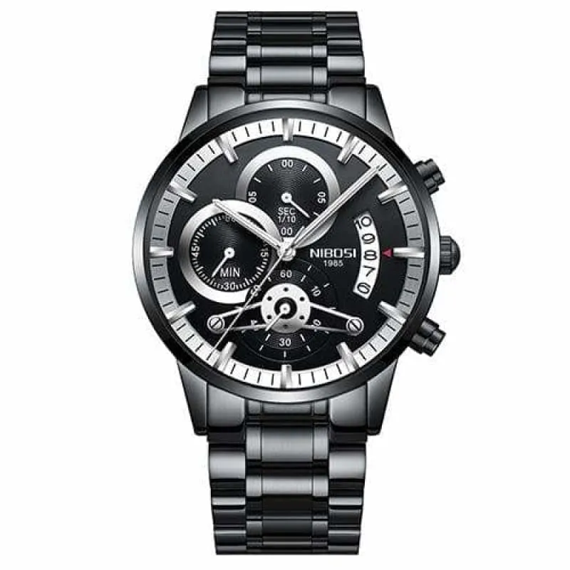 Gold Watches Black Luxury Sports