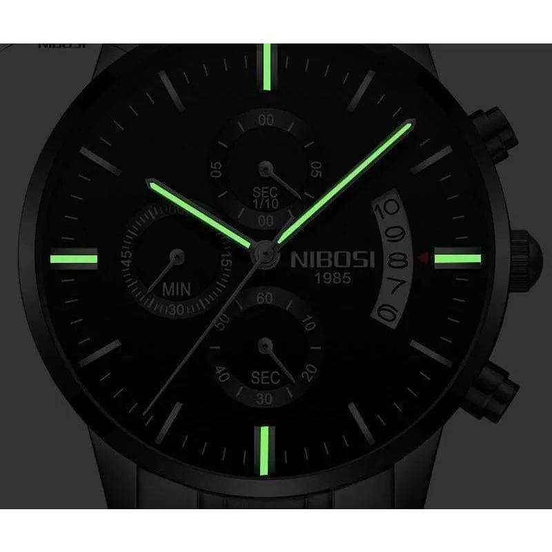 Gold Watches Black Luxury Sports