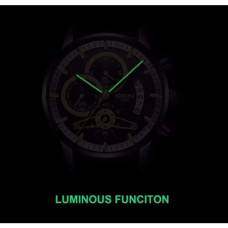 Gold Watches Black Luxury Sports