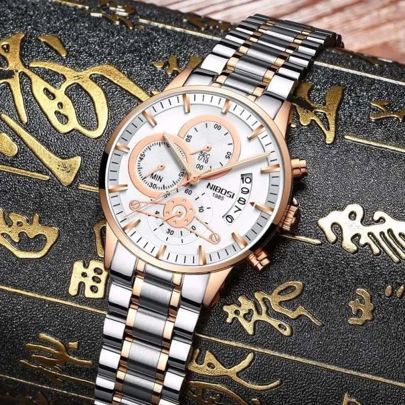 Gold Watches Black Luxury Sports