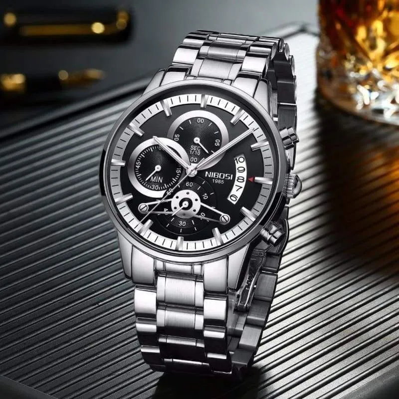 Gold Watches Black Luxury Sports