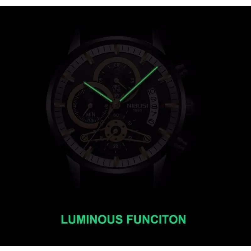 Gold Watches Black Luxury Sports
