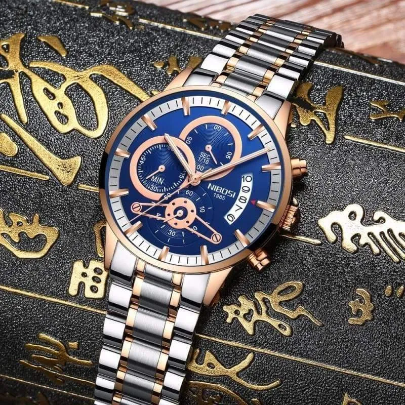 Gold Watches Black Luxury Sports